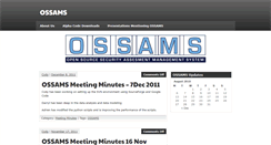 Desktop Screenshot of ossams.com