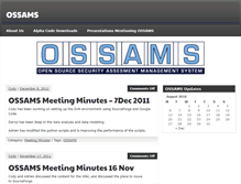 Tablet Screenshot of ossams.com